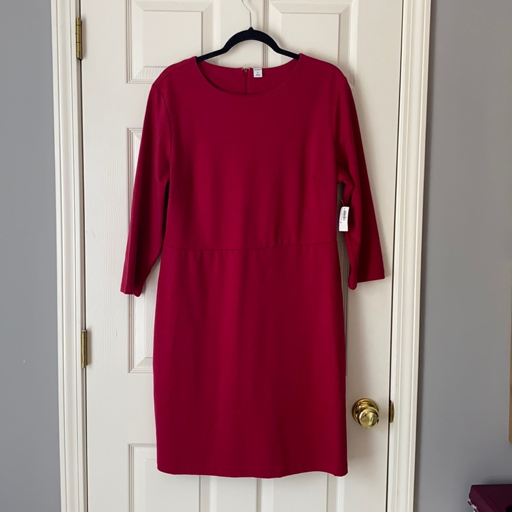 Old Navy Magenta Sheath Dress XL *NWT*